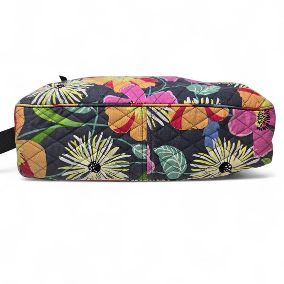 Vera Bradley Jazzy Bloom Diamond Quilted Messenger Bag Women's Floral Everyday - Picture 5 of 10